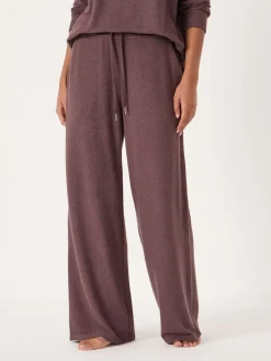 Hush Elle Supersoft Wide Leg Joggers Brown Outlet