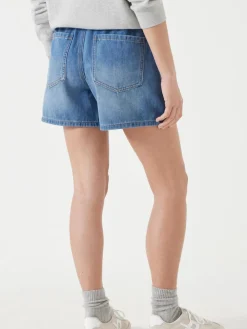 Hush Betty Pull On Denim Shorts Denim Blue Outlet