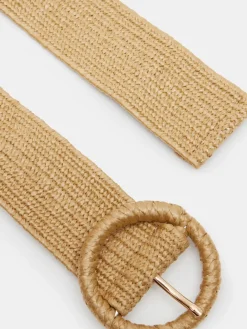 Hush Wrenley Woven Belt Natural New