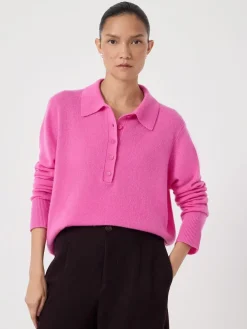 Hush Pink Clove Polo Cashmere Jumper Best
