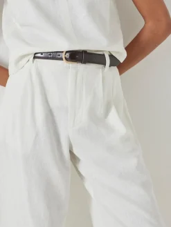 Hush Linen Blend Lya Bermuda Shorts White Outlet