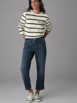 Next Boyfriend Jeans Inky Blue New