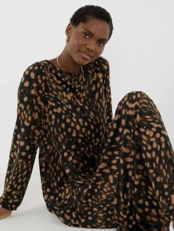 JD Williams Animal Soft Touch Printed Maxi Smock Dress