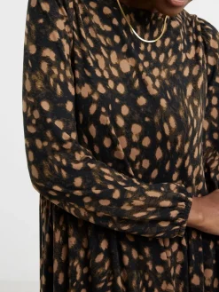 JD Williams Animal Soft Touch Printed Maxi Smock Dress