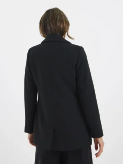 JD Williams Black Double Breasted Boucle Blazer Sale