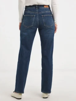 JD Williams Authentic Relaxed Straight Leg Jeans Blue Sale
