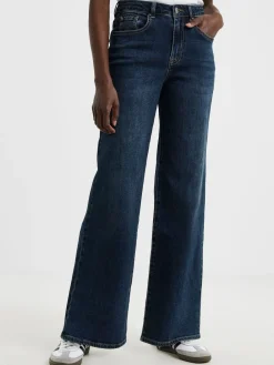 JD Williams Authentic Wide Leg Jeans Blue Discount