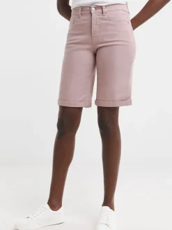 JD Williams Pink 24/7 Denim Knee Length Shorts Clearance