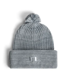 J.Lindeberg Grey Ski Grace Beanie Best