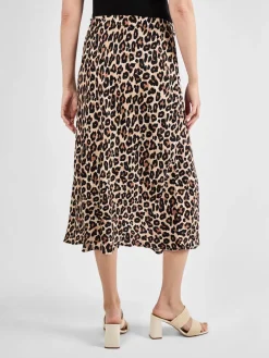 Jojo Maman Bébé Brown Print Maternity Midi Skirt Clearance