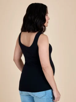 Jojo Maman Bébé Khaki Green 2-Pack Maternity Vest Tops Best