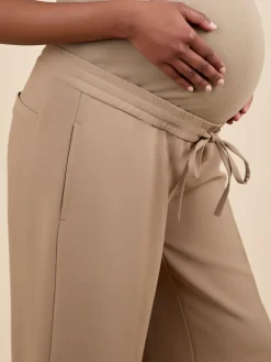 Jojo Maman Bébé Natural Wide Leg Maternity Trousers Online