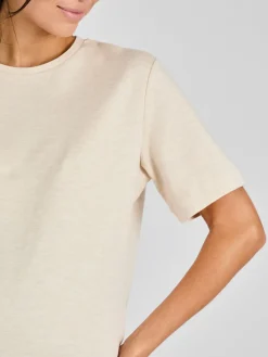 Jojo Maman Bébé Oatmeal Oversized Boyfriend Maternity T-Shirt Discount