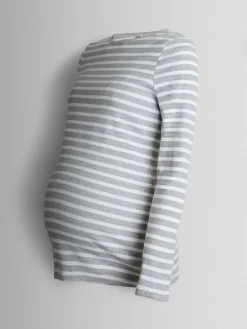 Jojo Maman Bébé White 2-Pack Ribbed Maternity & Nursing Top Hot