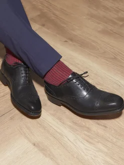 Jones Bootmaker Maynard Leather Oxford Brogues Black Best