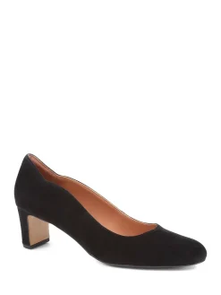 Jones Bootmaker Black Zoey Leather Court Shoes