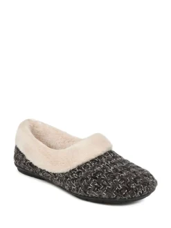 Jones Bootmaker Faux-Fur-Lined Slippers Grey Online