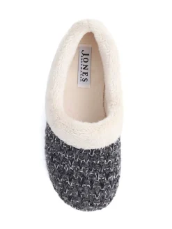 Jones Bootmaker Faux-Fur-Lined Slippers Grey Online
