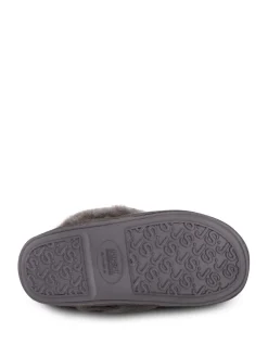 Just Sheepskin Dark Grey Ladies Duchess Slippers Best