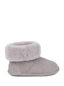 Just Sheepskin Ladies Albery Sheepskin Slipper Grey Hot