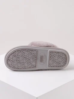 Just Sheepskin Ladies Duchess Sheepskin Slipper Light Grey New