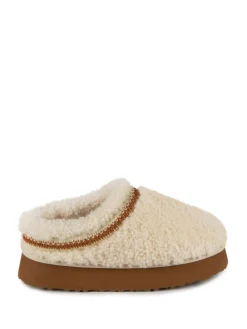 Just Sheepskin Ladies Miley Platform Mule Winter Slippers New