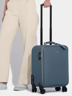 Katie Loxton Oxford Cabin Suitcase Blue