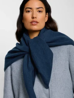 Katie Loxton Triangle Blanket Scarf Blue Hot