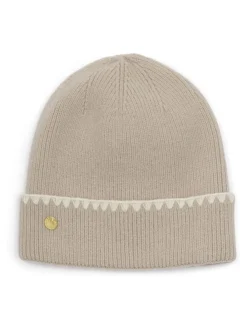 Katie Loxton Natural Whipstitch Knitted Hat Hot