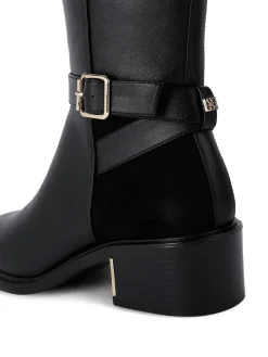 KG Kurt Geiger Black Helen High Leg Boots Hot