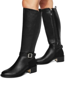 KG Kurt Geiger Black Helen High Leg Boots Hot
