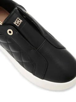 KG Kurt Geiger Lighter Laceless Quilt Trainers Black Sale