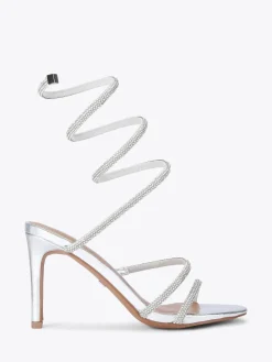 KG Kurt Geiger Athena Sandals Silver Best