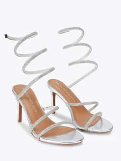 KG Kurt Geiger Athena Sandals Silver Best