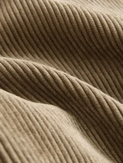 Next Cord Wide Leg Trousers Khaki Green Online