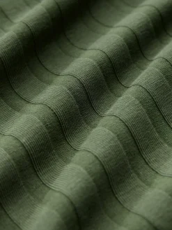 Next Maternity Long Sleeve Nursing Shelf Dress Khaki Green Best