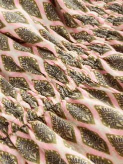 Next Off Shoulder 100% Cotton Wide Leg Jumpsuit Khaki Green Outlet