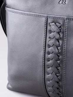 Lakeland Leather Farlam Cross-Body Bag Black Hot