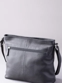 Lakeland Leather Farlam Cross-Body Bag Black Hot