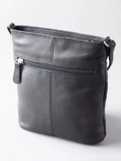 Lakeland Leather Lowther Cross-Body Bag Black
