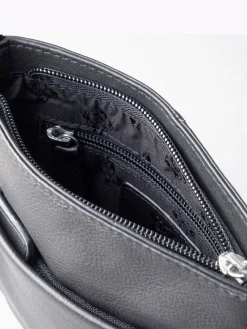 Lakeland Leather Lowther Cross-Body Bag Black