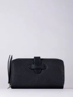 Lakeland Leather Newby Tab Purse Black Sale