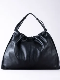 Lakeland Leather Black Newland Slouch Tote Bag Sale
