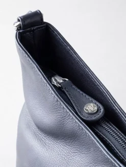 Lakeland Leather Grasmere Cross-Body Bag Blue Discount