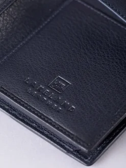 Lakeland Leather Blue Large Icon Stud Tab Purse Sale