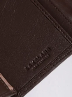 Lakeland Leather Brown Small Tab Purse Hot