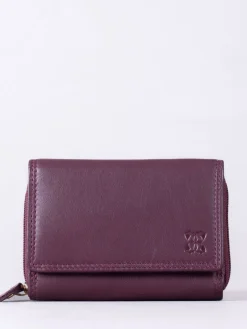 Lakeland Leather Burgundy Small Purse New