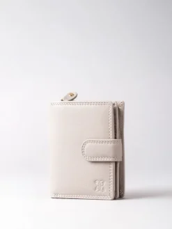 Lakeland Leather Grey Small Tab Purse Clearance