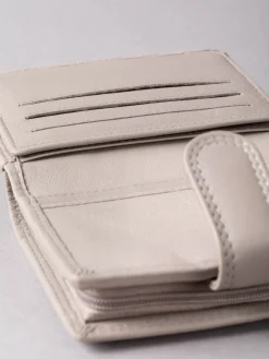 Lakeland Leather Grey Small Tab Purse Clearance