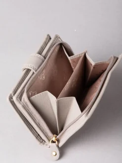 Lakeland Leather Grey Small Tab Purse Clearance